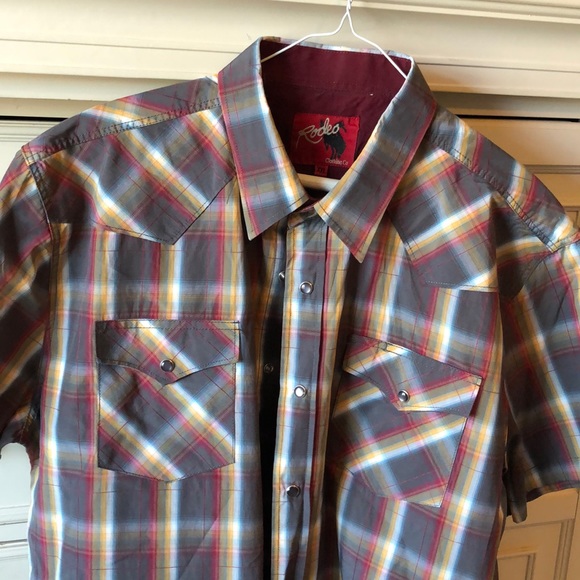 Rodeo Other - Rodeo clothing pearl snap button up szXXL